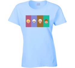 Golden Girls Woman Cartoon Ladies T Shirt