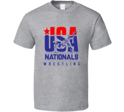 Usa Wrestling Nationals Logo T Shirt