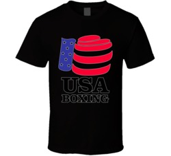 Boxing Usa America Sports Fan T Shirt