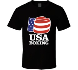 Usa Boxing Fight Fan Sports T Shirt