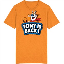 Tony The Tiger Tony Is Back Frosted Flakes Cereal Mascot T Shirt