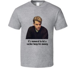 Rounders Mike Immortal To Let A Sucker Keep His Money T Shirt