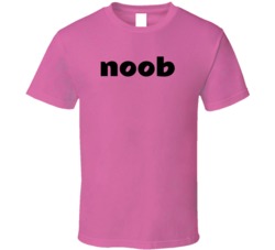 Noob New Player Video Game T Shirt