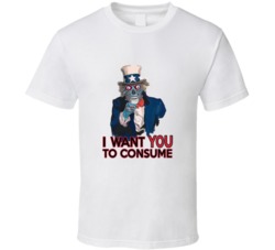 I Want You To Consume They Live Uncle Sam T Shirt
