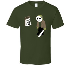 Friday The 12th Funny Jason Voorhees Horror Movie Fan T Shirt