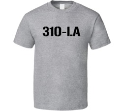 310-la Area Code Los Angeles Cardboard Cutout In Stadium Sports Fan T 