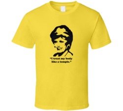 Golden Girls Blance I Treat My Body Like A Temple T Shirt