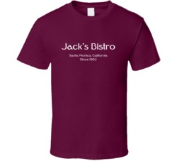 Jacks Bistro Threes Company T Shirt
