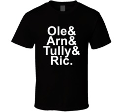 The Four Horsemen Ole And Arn And Tully And Rick Wrestling Fan T Shirt