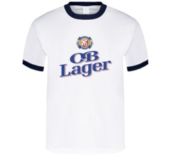 Ob Lager South Korean Beer Logo T Shirt
