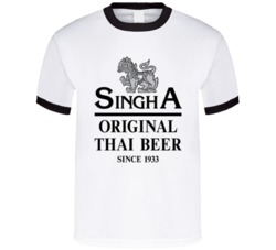 Singha Original Thai Beer Logo T Shirt