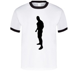 The Rock Wrestling Silhouette T Shirt