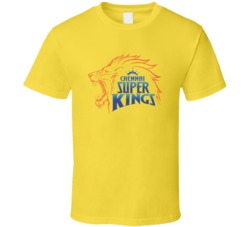 Chennai Super Kings Ipl League Cricket Sports Fan T Shirt