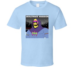 Skulltimate Warrior Wrestlers Of The Universe Comic Fan T Shirt