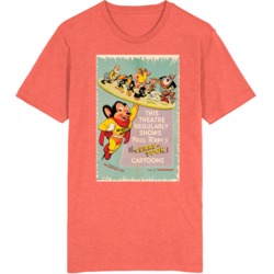 Mighty Mouse Vintage Poster Terry Toons T Shirt