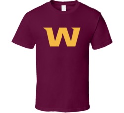 Washington Football Team W Logo T Shirt