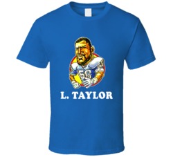 Lawrence Taylor 56 New York Football Team Fan T Shirt