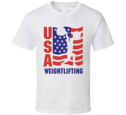 Usa Weightlifting American Team T Shirt
