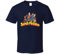 Super Friends Superhero Fan T Shirt