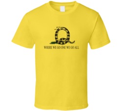 Where We Go One We Go All Dont Tread On Me Wwg1wga T Shirt