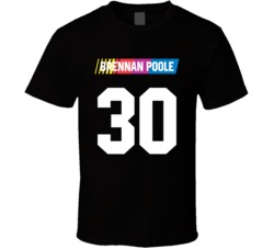 Brennan Poole 30 Nascar Driver Fan T Shirt