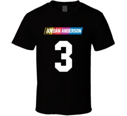 Jordan Anderson 3 Nascar Driver Fan T Shirt
