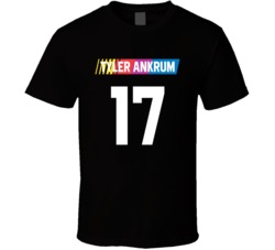 Tyler Amkrum 17 Nascar Driver Fan T Shirt