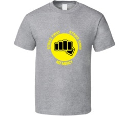 Cobra Kai Karate Strike Hard First No Mercy T Shirt