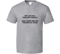 We Live In A Twilight World Tenet T Shirt
