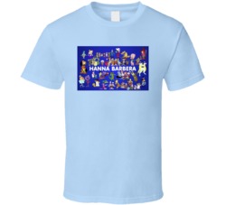 Hannah Barbera Yogi Flinstones T Shirt