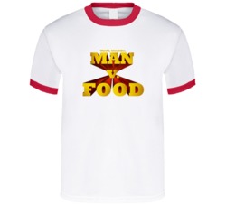 Man Vs Food Logo Adam Richman Travel Channel T Shirt