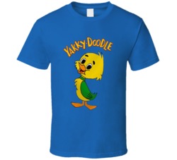 Yakky Doodle Cartoon Duck Hannah Barbera T Shirt