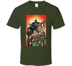 Gi Joe Duke Hawk Flint Roadblock Snake Eyes T Shirt