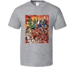 Jordan Lebron Curry Pierce Garnett Duncan T Shirt