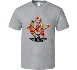 Chicago Basketball Big 3 Jordan Pippen Rodman T Shirt