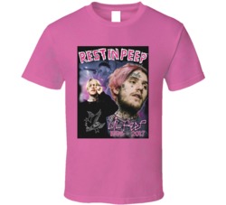 Rest In Peep Rip Lil Peep Tribute T Shirt