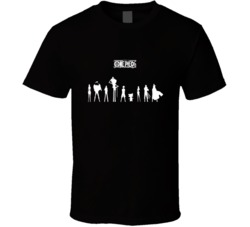 One Piece Shilouette Manga Monkey D Luffy T Shirt
