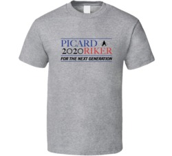 Picard Riker 2020 For The Next Generation T Shirt