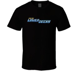 Star Trek Lower Deck Logo Cartoon T Shirt