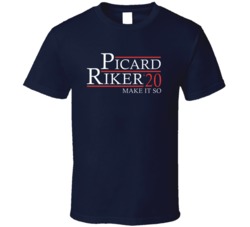 Picard Riker 2020 Make It So Star Trek Tng T Shirt