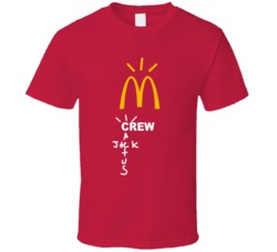 Cactus Jack Mcdonald's Crew T Shirt