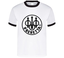 P Baretta Gun Pistol Logo T Shirt