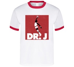 Dr J Doctor Julius Erving Philadelphia Basketball Legend T Shirt