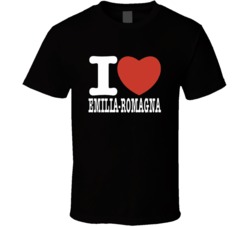 I Heart Love Emilia Romagna Italy Racing T Shirt