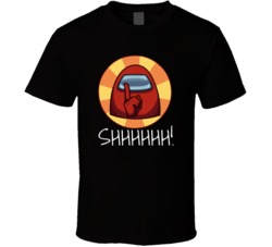 Among Us Shhhhhh Video Game T Shirt