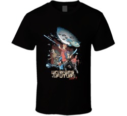 Futurama Fry Bender Guardians Of The Galaxy Workers Of The Future T Sh