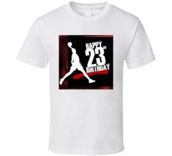 Happy 23rd Birthday Jordan Year T Shirt