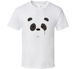 We Bare Bears Panda Big Face T Shirt