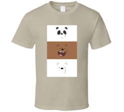 We Bare Bears Grizzly Panda Ice Bear T Shirt