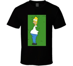Homer Simpson Bush Meme T Shirt